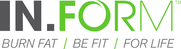 IN.FORM fitness logo with tagline